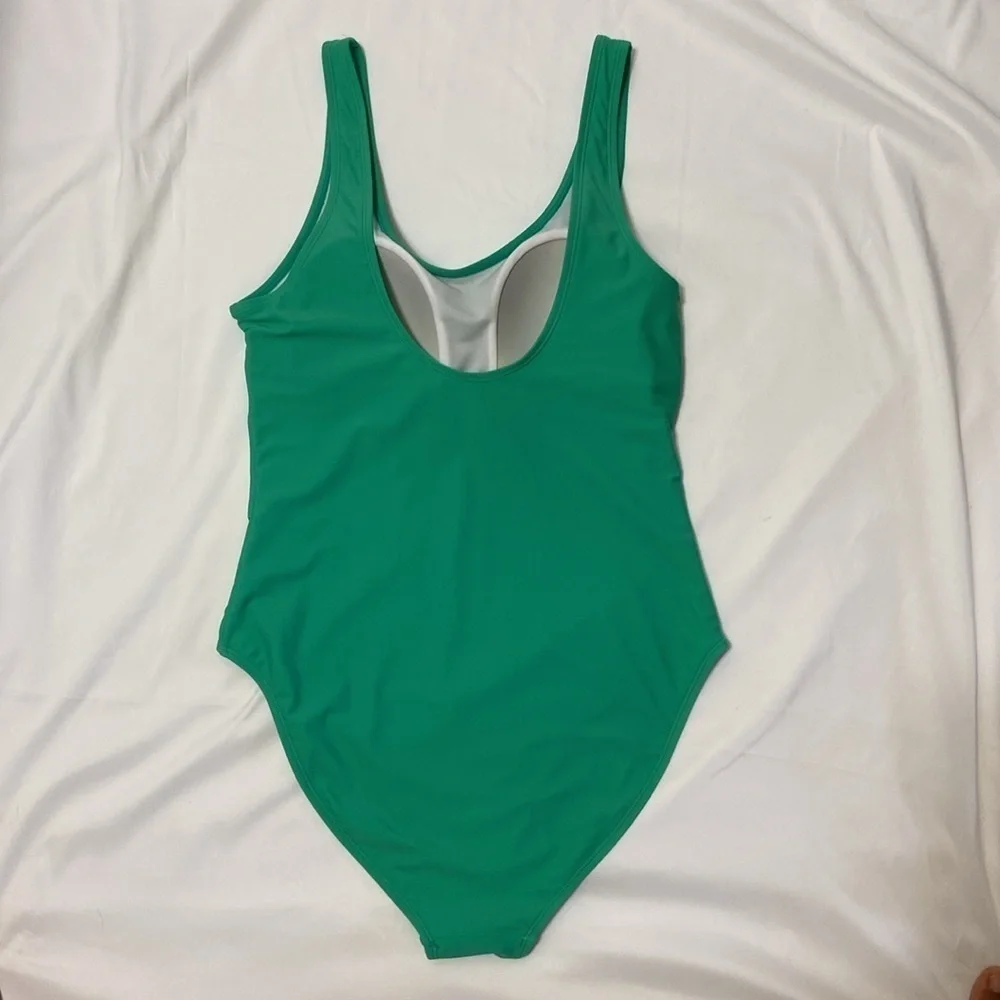 Nicole Miller Studio, Light Greene,One piece Bath Suit. Size- Large.New With Tag - Picture 2 of 8